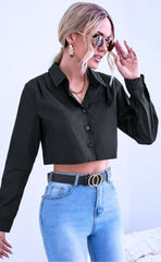 Camisa Corta Manga Larga