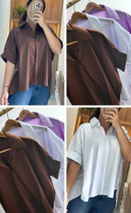Camisa Oversize Manga Corta