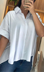 Camisa Oversize Manga Corta