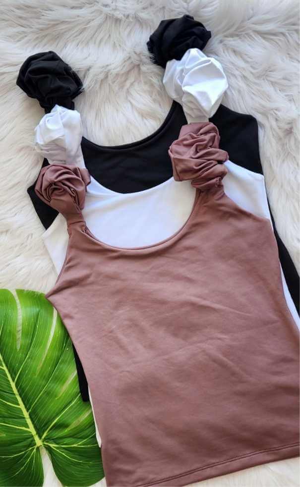 Blusa Manga Corrugada