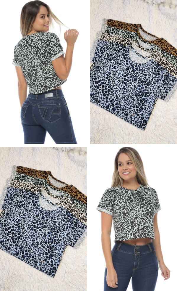 Camiseta Animal Algodon