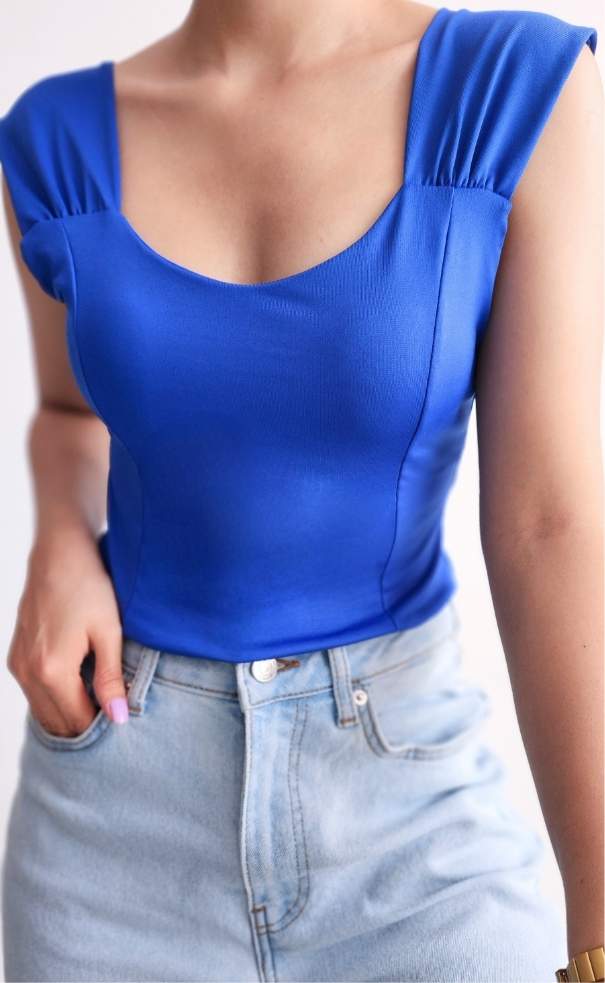 Crop Top Princesa Cuello U