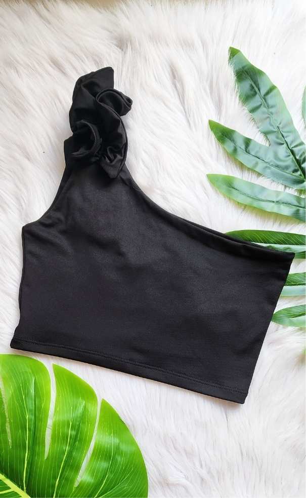 Crop Top 1 Manga Siza Flor