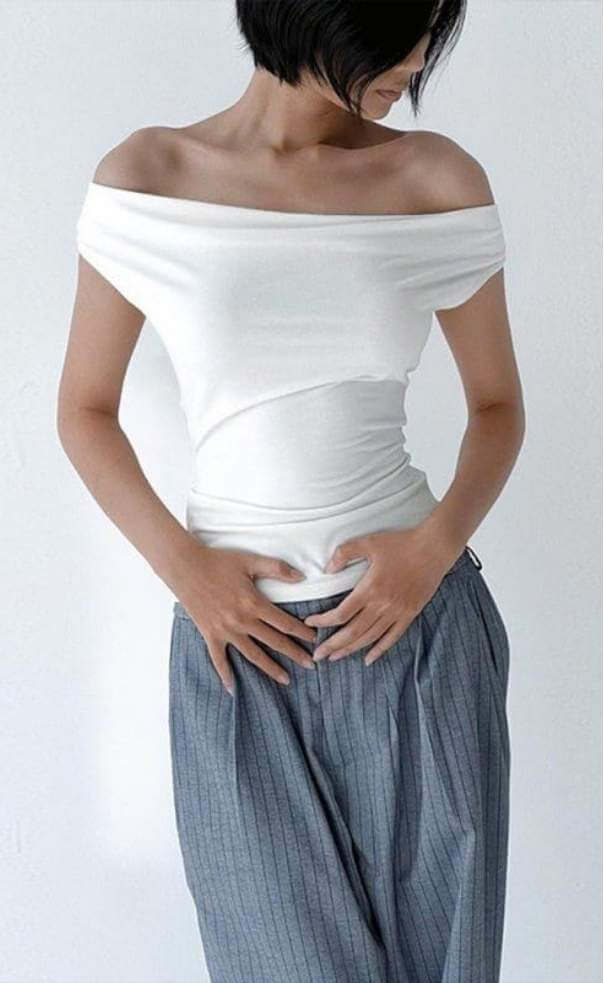 Blusa Cuello Bandeja