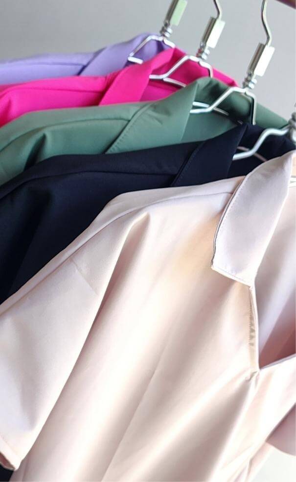 Camisa Cuello V Con Solapa