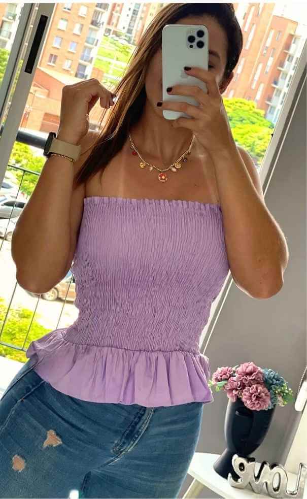 Blusa Corrugada Bolero