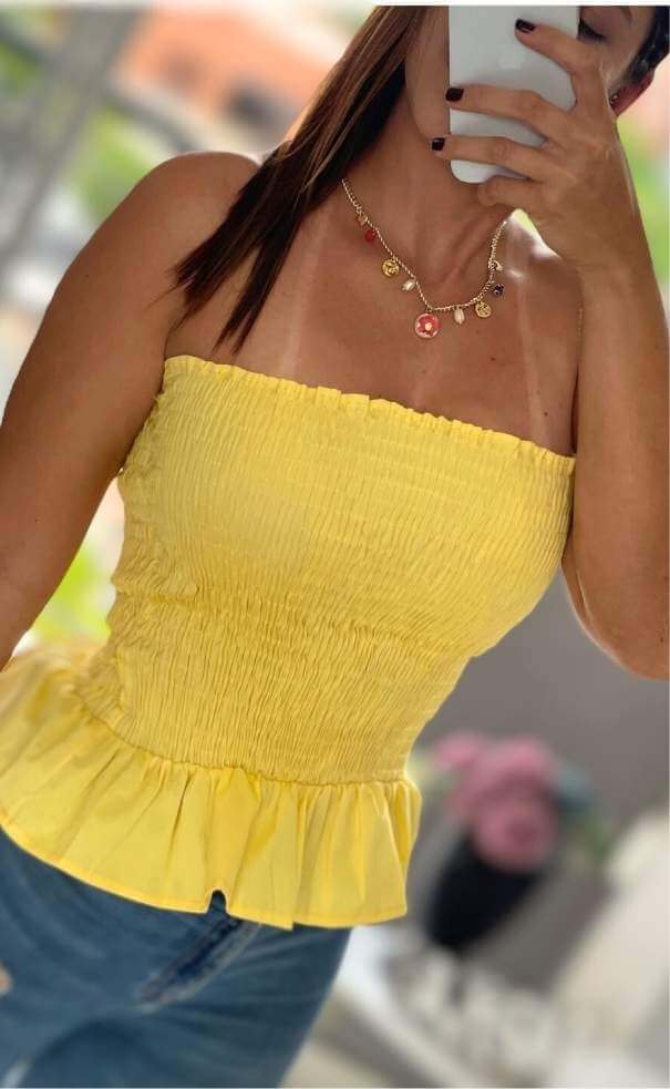 Blusa Corrugada Bolero