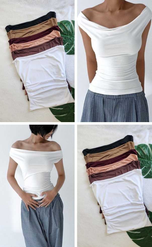 Blusa Cuello Bandeja