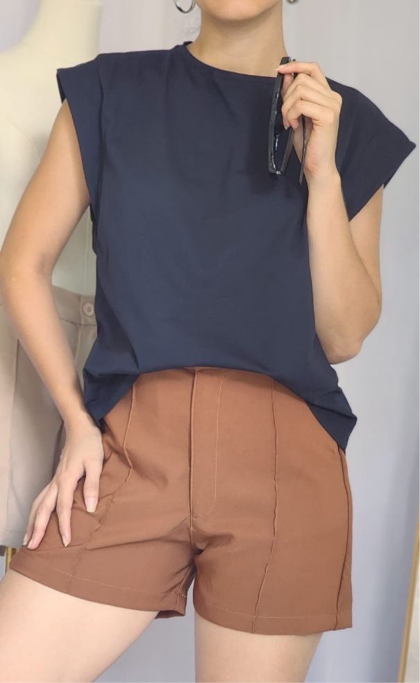 Blusa Hombrera Fajon Tela Fría