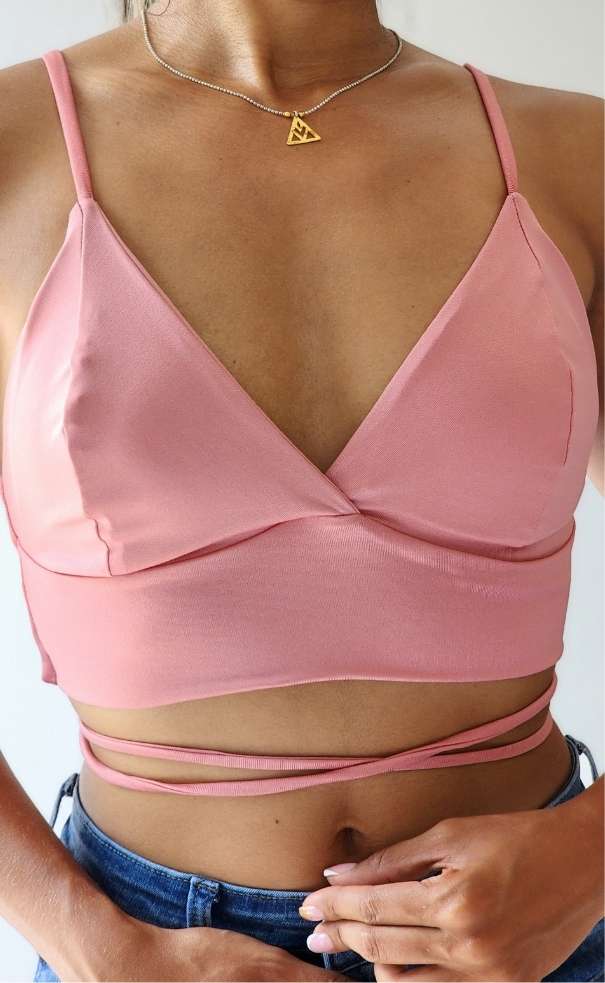 Crop Top Copa Tira Cintura