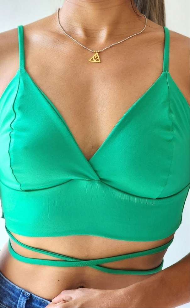 Crop Top Copa Tira Cintura