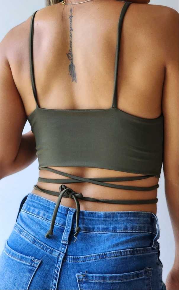 Crop Top Copa Tira Cintura