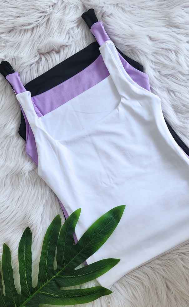 Blusa Cuello Cuadrado Tira Gruesa