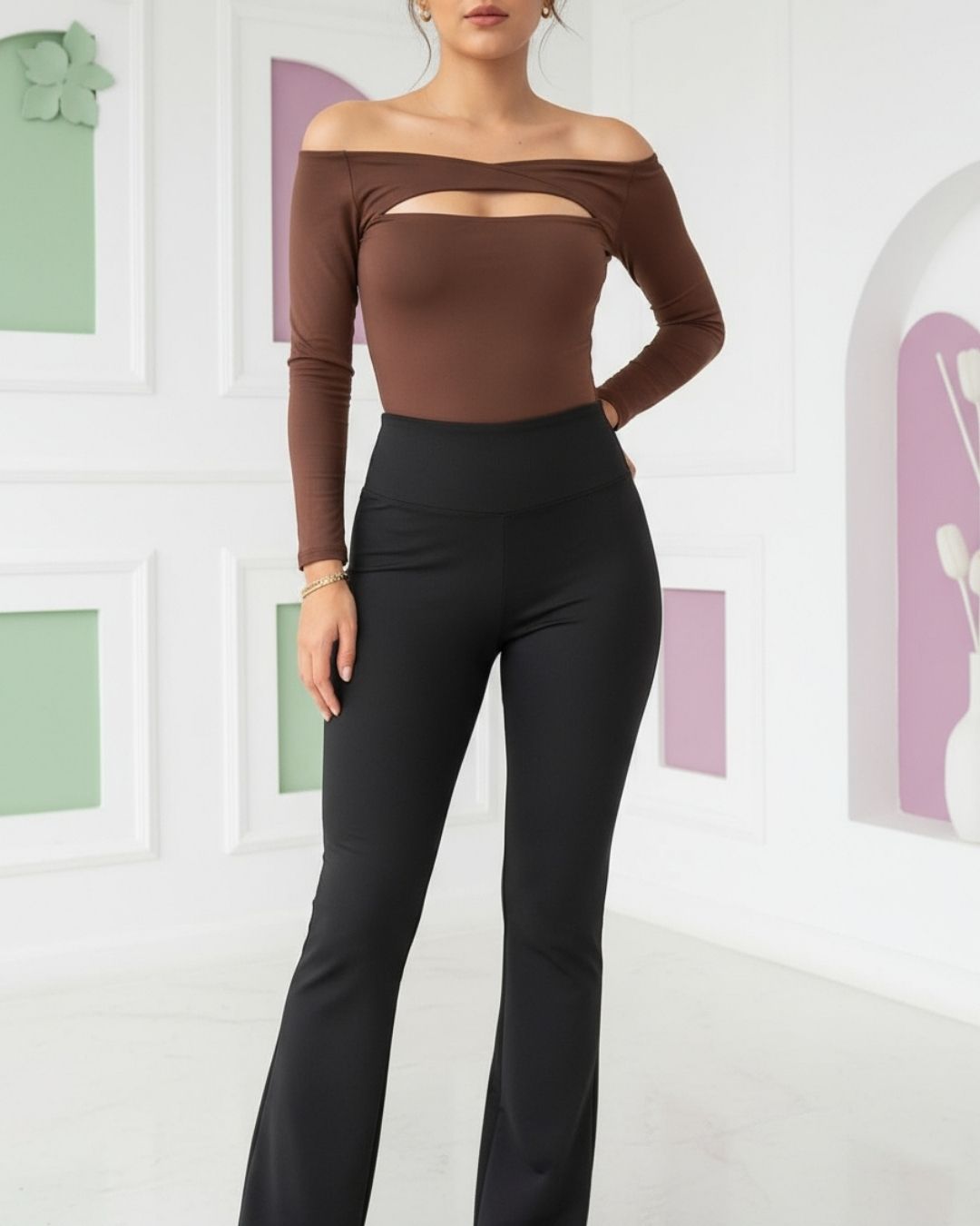 Body Cuello Bandeja Centro Cruzado