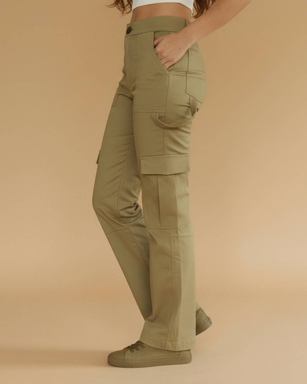 Pantalón Cargo Bengalina Tirante