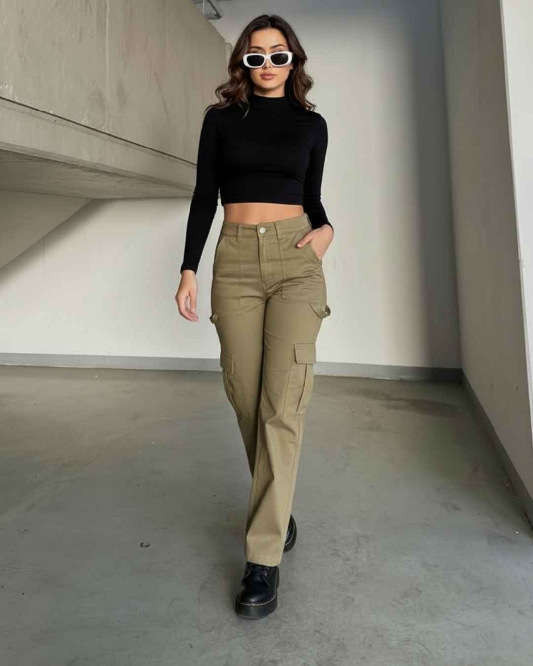 Pantalón Cargo Bengalina Tirante