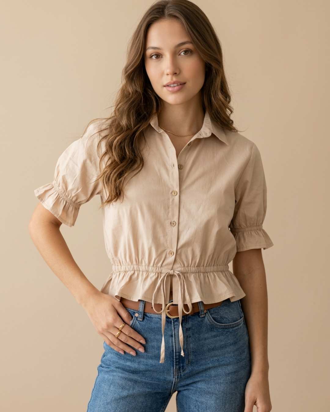Camisa Cintura Bolero