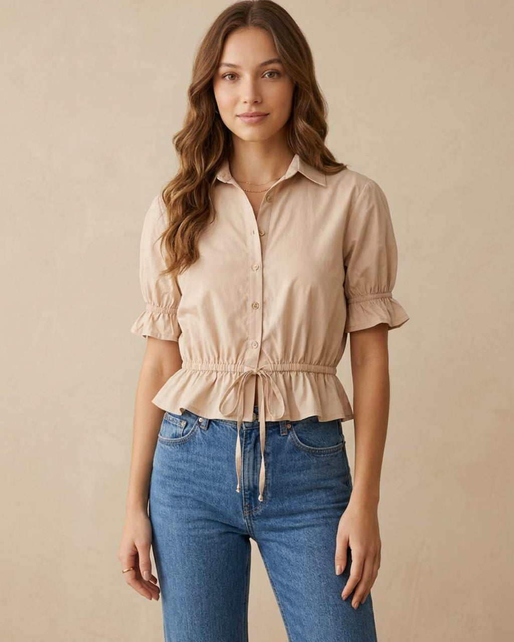Camisa Cintura Bolero