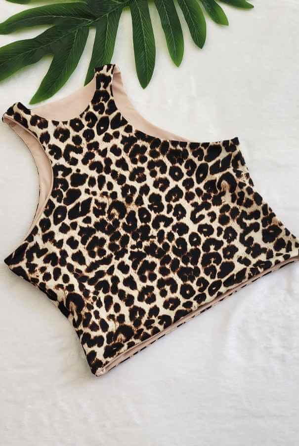 Crop Top Esqueleto Animal