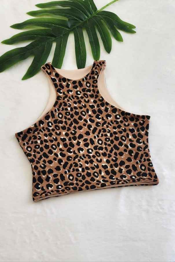 Crop Top Esqueleto Animal