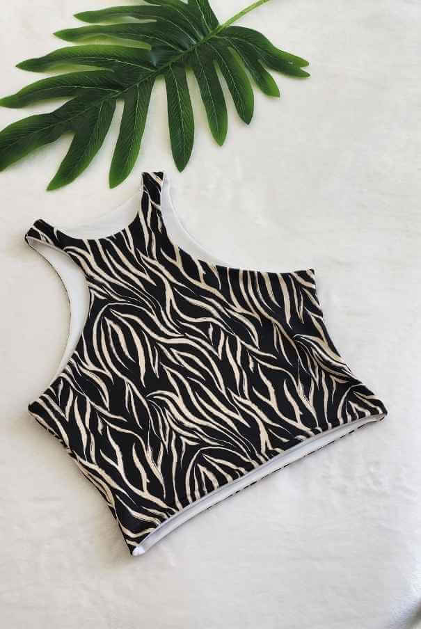 Crop Top Esqueleto Animal