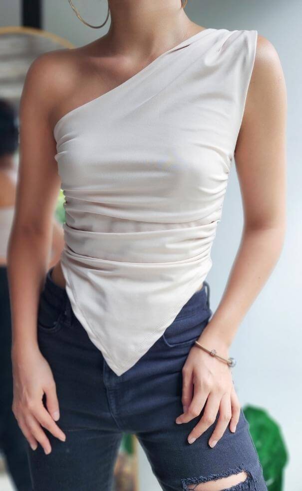 Blusa 1 Manga Punta