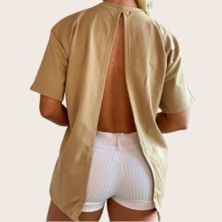 Camiseta Abertura Espalda