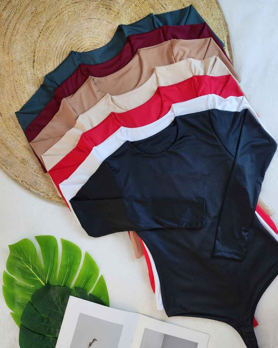 Body Cuello Redondo Manga Larga